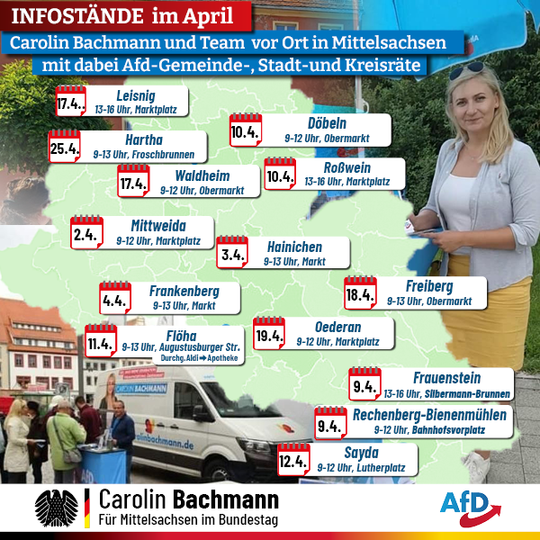 Infostaende Mittelsachsen Carolin Bachmann