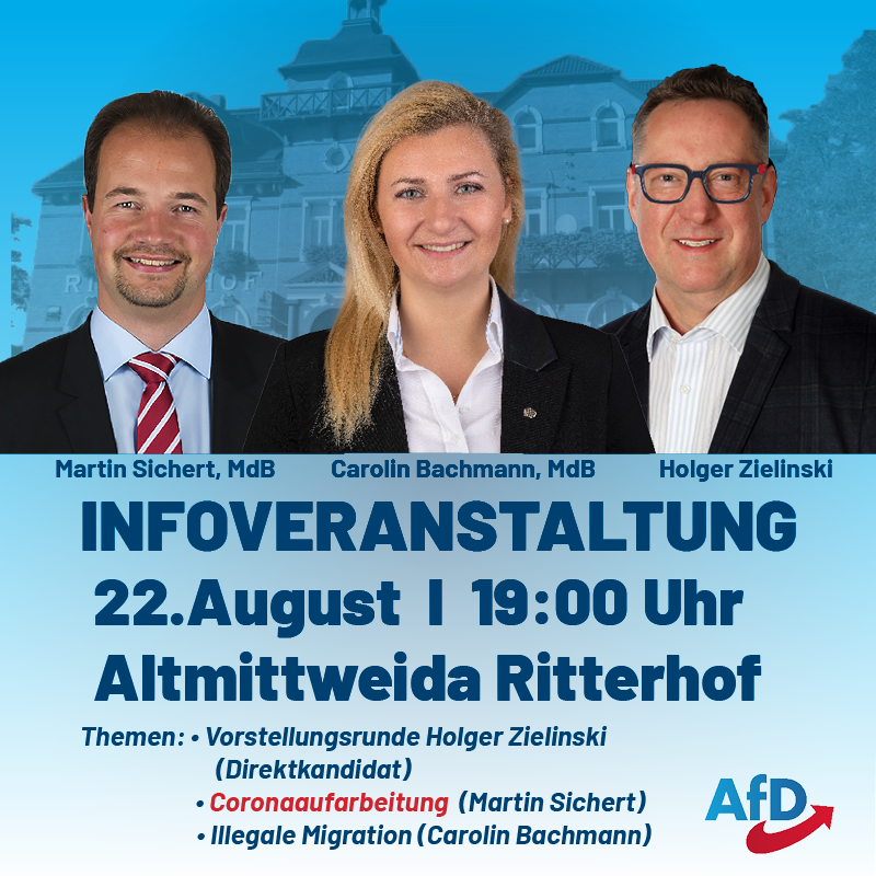 AfDInfoabend,Mittweida,22.August2024,CarolinBachmann,MartinSichert