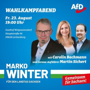 AfD - Wahlkampfabend mit Marko Winter,Lichtenberg,August2024