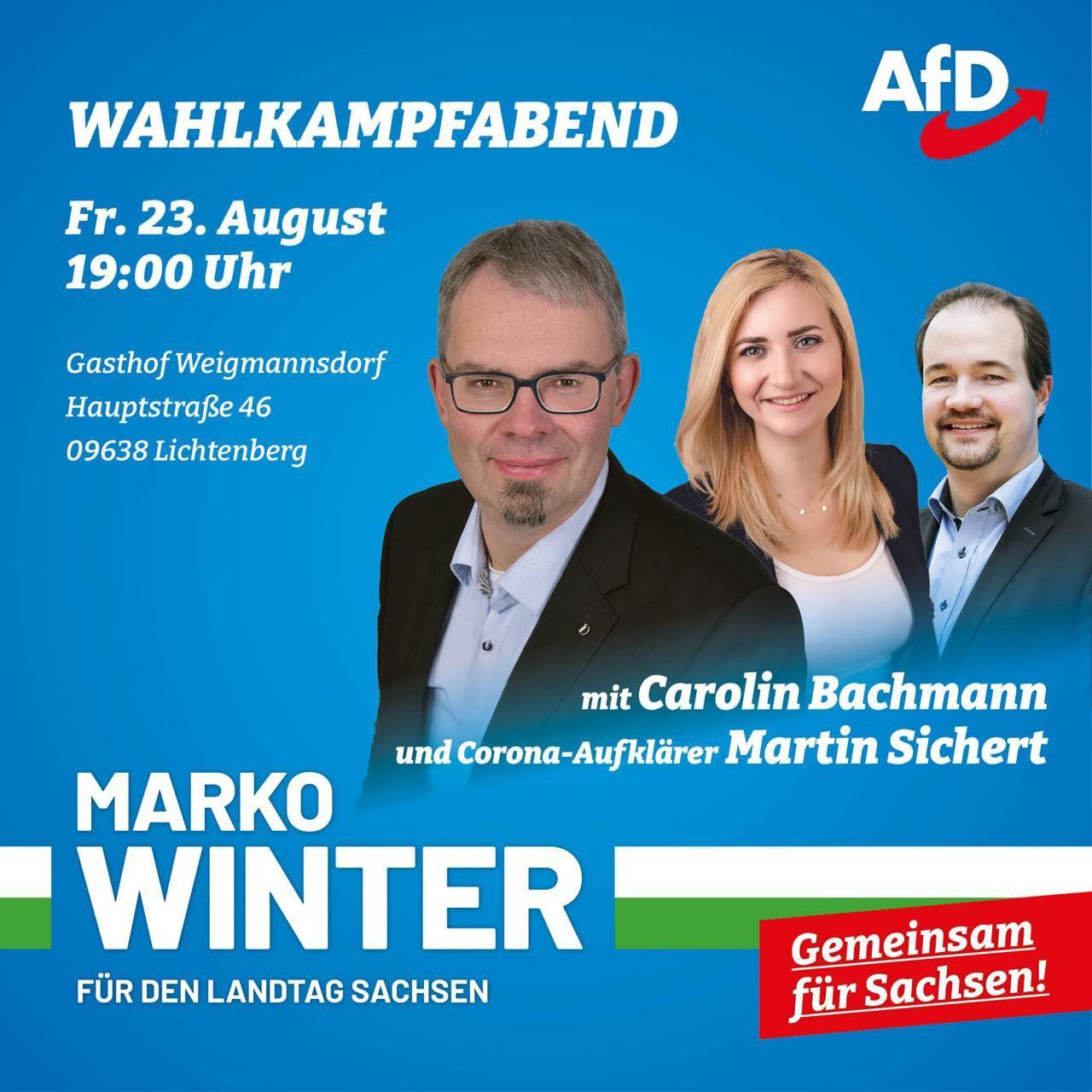 AfD - Wahlkampfabend mit Marko Winter,Lichtenberg,August2024